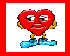 Animated Heart with legs