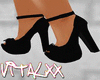 !V Black Urban Heels