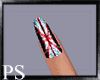 {PS}British Flag Nails M