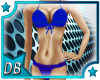 *DB Blue Striped Bikini