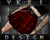 V' +Plaid Skirt+