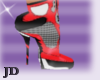 JD~ Red Jordan Heels