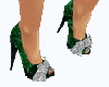 N*R* Emerald Green Heels
