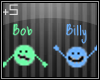 +S Billy&Bob Sticker