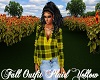 Fall Outfit Plaid Yellow