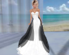 Black & White Pearl Gown