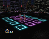 neon dance floor