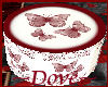 Red Butterfly Cake Table