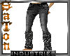 [STN]Jeans blk + stockin