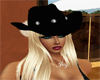  Black CowgirlHat Silver