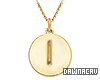 Initial "I" Gold Necklac