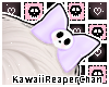 K| Skull Bows Lilac