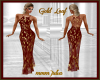 Gold Leaf  Gown