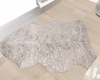 faux hide rug