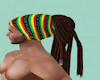 reggae hat + dreadlocks