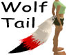 Wolf tail red N blak