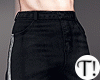 T! Black Stripe Jeans