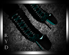 [RYD] Lce HighHeels Teal