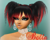 (BL)Hair flor in red