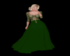 Green Dress Plain Lux