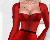 $♡  Donna Dress Red