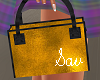 Gold/Blk Handbag