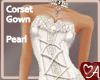 .a Corset Gown Pearl