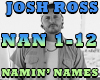 JOSH ROSS-NAMIN' NAMES