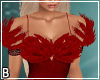 Red Feather Diamond Gown