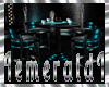 Blue Black Club Table