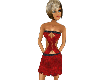 (DL) Cut Mini dress Red