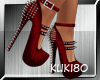 [K80] Red leo Heels