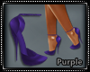 Purple Fashion Heels