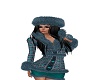 blue plaid hat