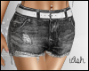 !Black Jean Shorts