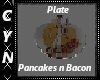 Pancakes n Bacon Plate