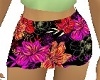 tropical flower skirt