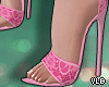 Y- Lace Pumps Pink