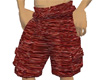 Crinkle Cargoes Red