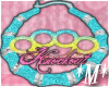 *M* Knockout earrings