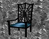* Blue and Black Chair