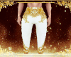 Gold White Pants~ Illuse