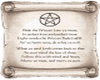Wiccan scroll