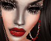 Red Diamond Hoops