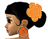 *Girl3303*Orange Flower
