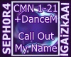 [GZ]Call Out My Name +DM