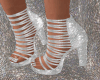 SILVER STRAPPED SHOE