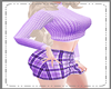 (OM)Sweater Skirt Lilac