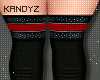 !K Glitz Stocking Maroon
