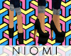 N! Lipstick Heel Black